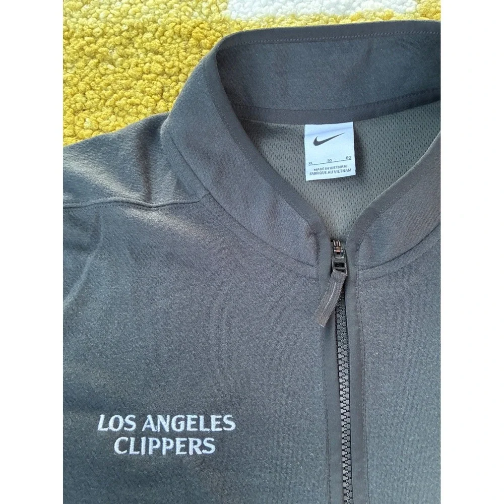 Nike Los Angeles Clippers Fleece Pullover Quarter Zip‎ Sweatshirt Mens XL